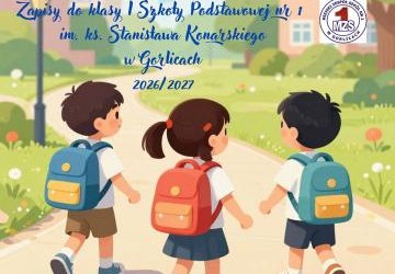 Zapisy do klasy I Szkoły Podstawowej nr 1