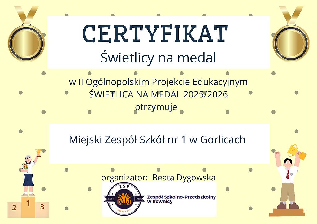 Ogólnopolski projekt ,,Świetlica na medal”
