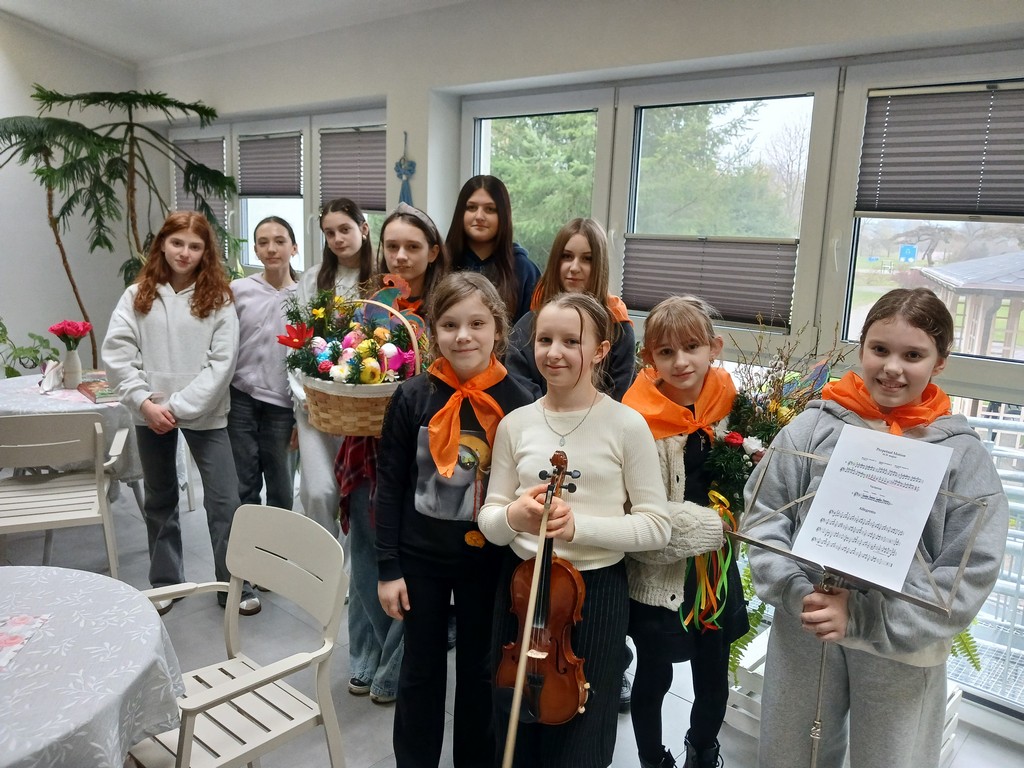 Wizyta Wolontariuszy w Domu Pomocy Społecznej