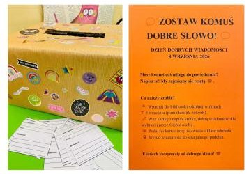Słowa, które budują świat. Podsumowanie Dnia Dobroczynności oraz Dnia Dobrych Wiadomości w bibliotece