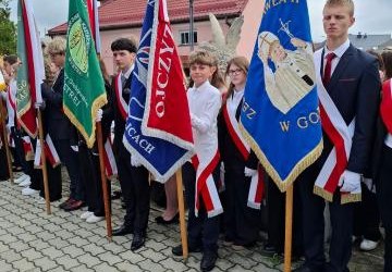 Udział pocztu sztandarowego w obchodach 87. rocznicy agresji ZSRS na Polskę